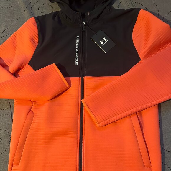 UNDER ARMOUR STORM EVO DAYTONA GOLF SPHERE #690 VENON RED HOODIE L OR M MEN $110
